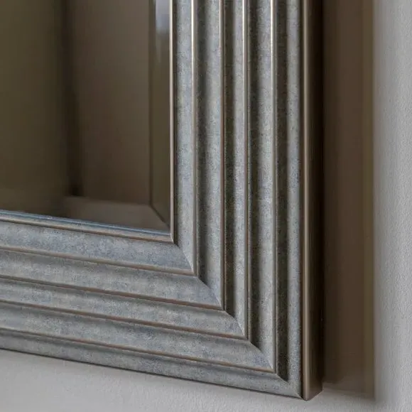 Square Wall Mirror - Silver