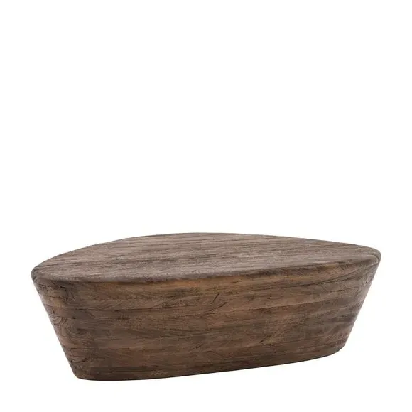 Triangular Coffee Table - Brown, Mango Wood