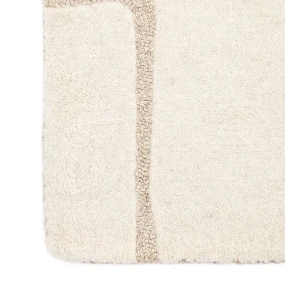Tufted Graphic Rug - Cedar & Sage, Wool Blend