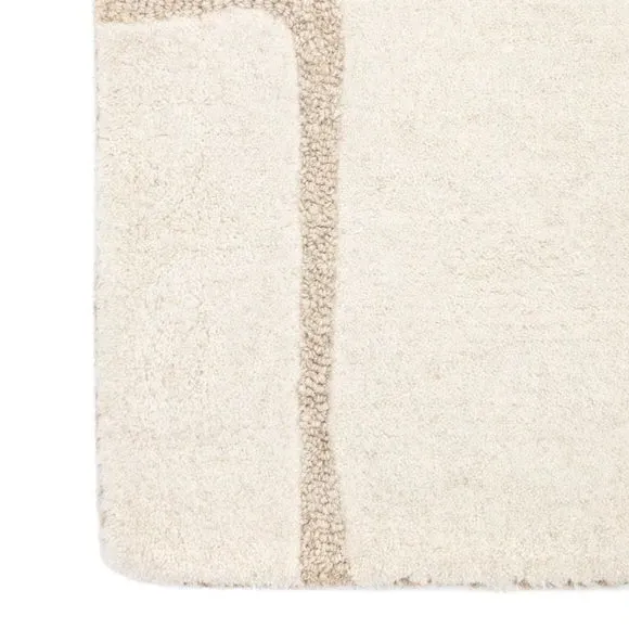 Tufted Graphic Rug - Cedar & Sage, Wool Blend