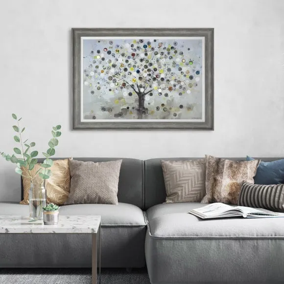 Watch Tree Framed Print - Grey image