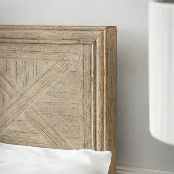 Wooden Bed Frame - Natural, Mindy Ash