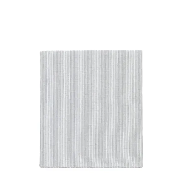 Woven Striped Table Runner - Grey, Cotton