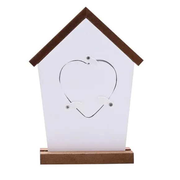 Birdhouse Photo Frame - Multicolor, Wood