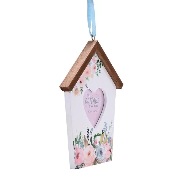 Birdhouse Photo Frame - Multicolor, Wood