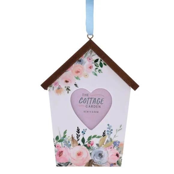 Birdhouse Photo Frame - Multicolor, Wood image