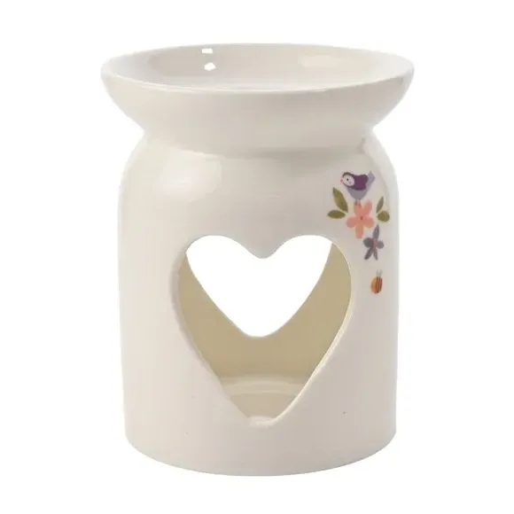 Ceramic Wax Melt Burner - White, Ceramic