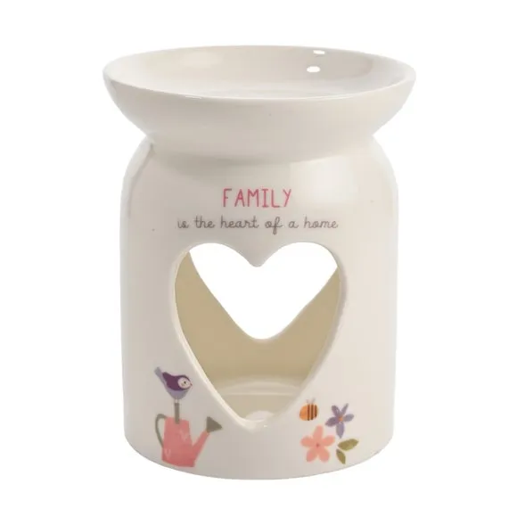 Ceramic Wax Melt Burner - White, Ceramic image