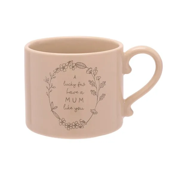 Coffee Mug with Glazed Finish - Brown, Stoneware