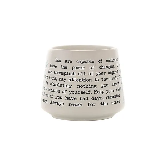 Dream Mug with Matte Finish - White, Stoneware
