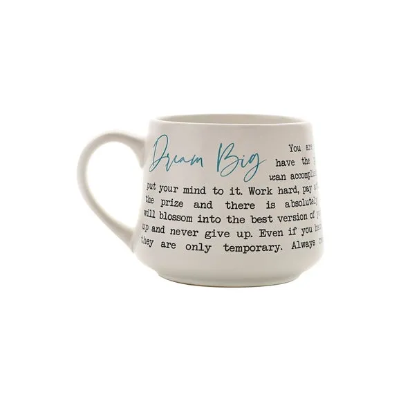 Dream Mug with Matte Finish - White, Stoneware image