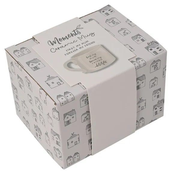 Happy Place Mug - Brown, Stoneware