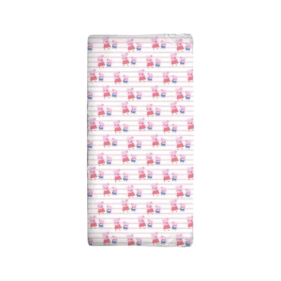 2-Pack Cot Bed Fitted Sheets - Pink, Cotton
