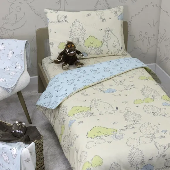 Cotbed Duvet Cover Set - Blue, Cotton