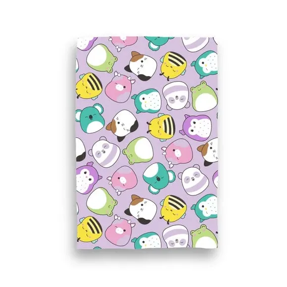 Fleece Blanket with Character Print - Purple