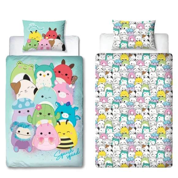 Single Duvet Cover Set Reversible - Purple