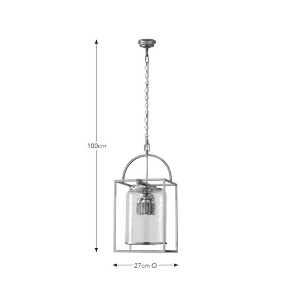 3-Light Adjustable Pendant Light - Gold, Glass