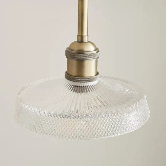 3-Light Diner Ceiling Light - Gold, Steel