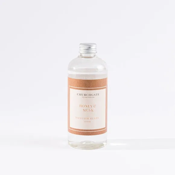 300ml Diffuser Refill Honey & Musk - Clear