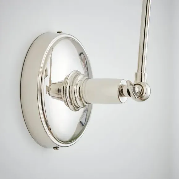 Adjustable Wall Light Industrial Style - Silver