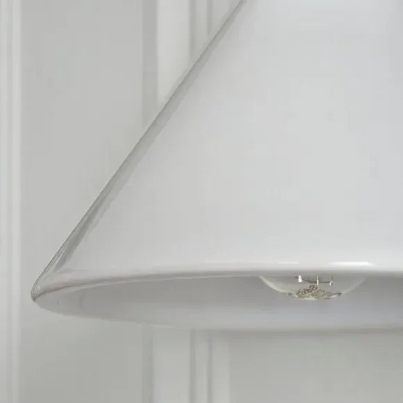 Bathroom Wall Light - White, Antique Brass