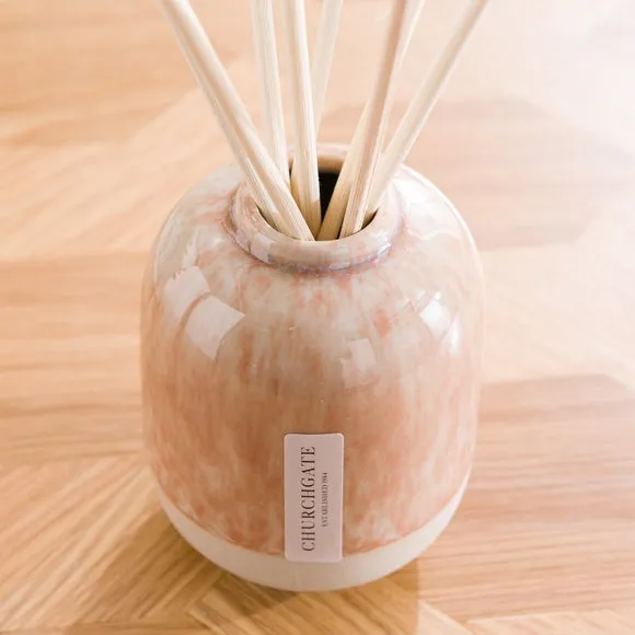 Ceramic Reed Diffuser Honey & Musk - Brown