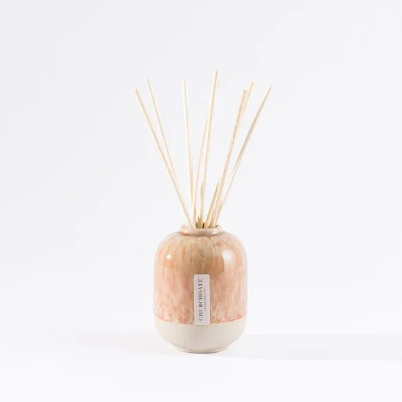 Ceramic Reed Diffuser Honey & Musk - Brown
