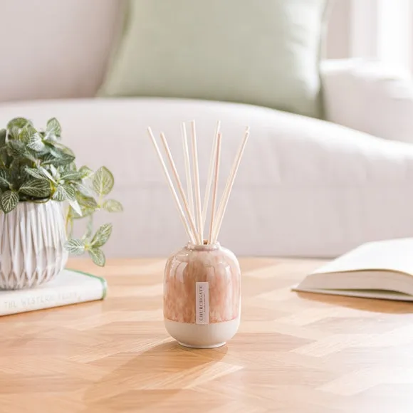 Ceramic Reed Diffuser Honey & Musk - Brown image