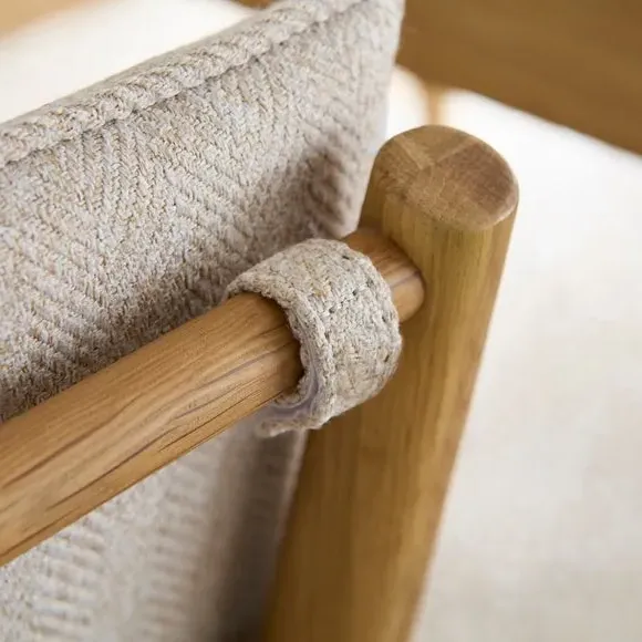 Dining Chair with Cushion - Natural, Oak