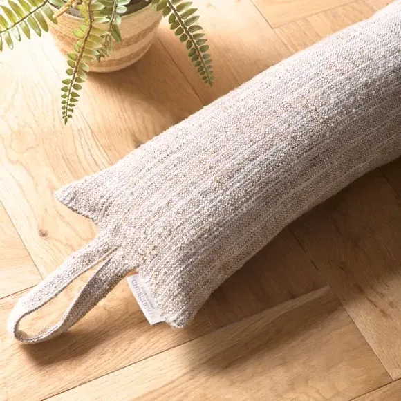 Draught Excluder with Hanging Loop - Natural