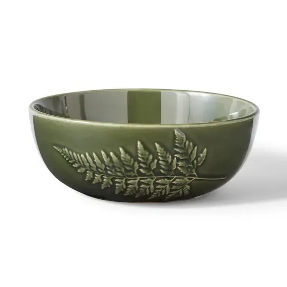 Embossed Cereal Bowl - Fern, Stoneware