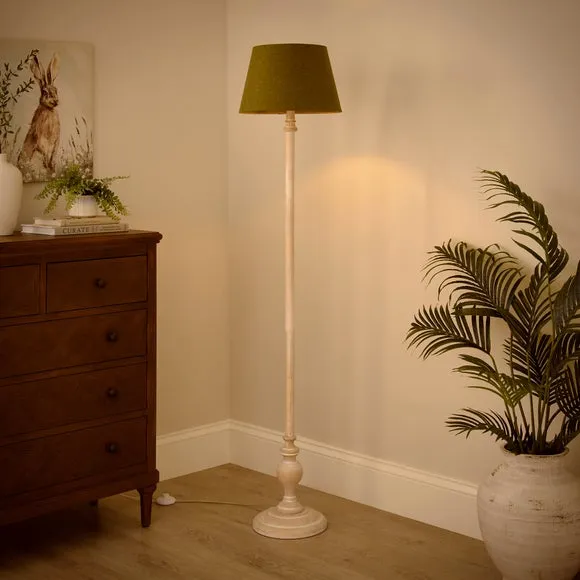 Floor Lamp Base - Natural, Rubberwood