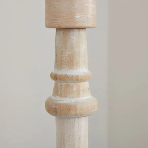 Floor Lamp Base - Natural, Rubberwood