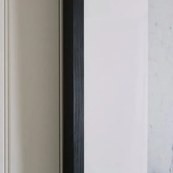 Framed Print Woman Line Drawing - Black/White