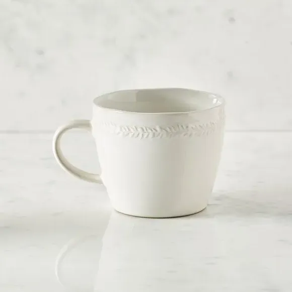 Hambleton Mug with Embossed Design - Cream image