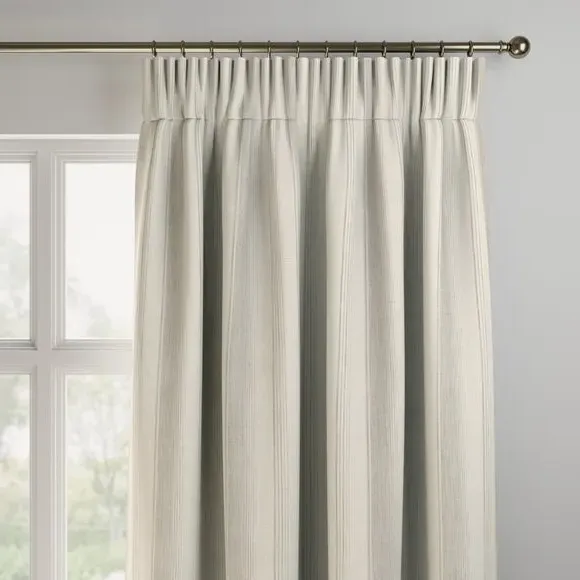 Made to Measure Curtains - Dove, Striped