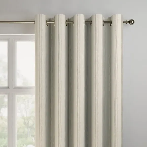 Made to Measure Curtains - Dove, Striped