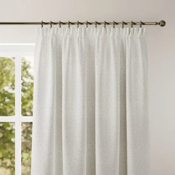 Made to Measure Curtains - Ivory, Boucle
