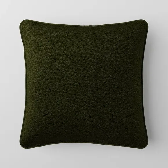 Made to Order Cushion Cover - Forest, Boucle