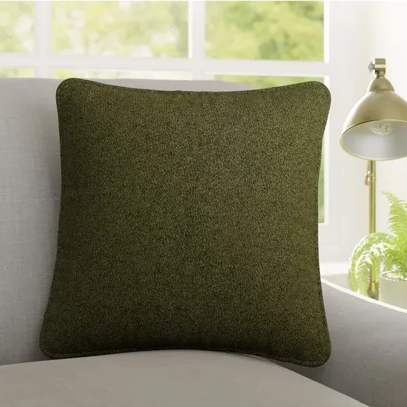 Made to Order Cushion Cover - Forest, Boucle