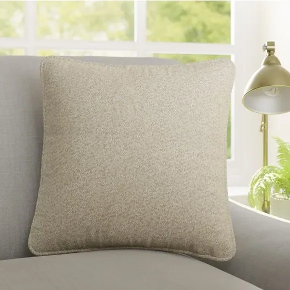 Made to Order Cushion Cover - Mushroom, Boucle