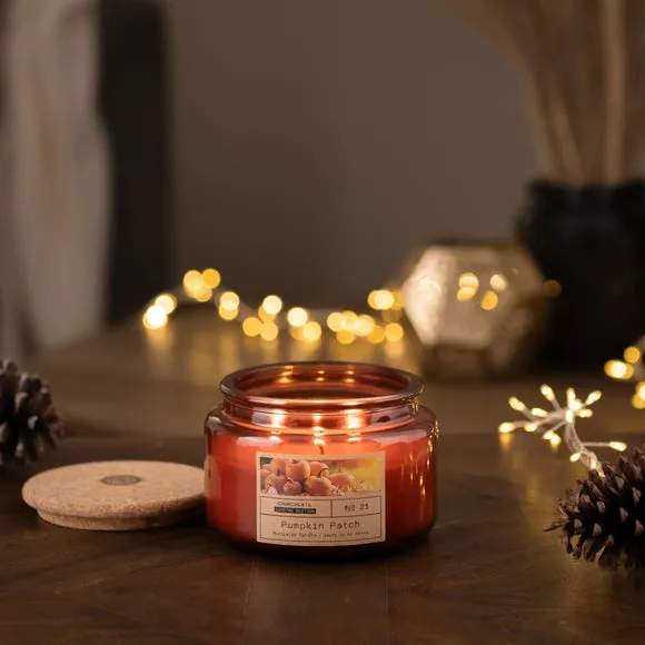 Multiwick Candle with Cork Lid - Orange, Glass image