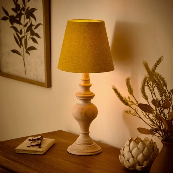Oval Lamp Shade Art Deco - Gold, Fabric