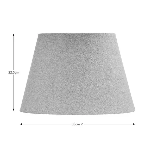 Oval Lamp Shade Art Deco - Gold, Fabric