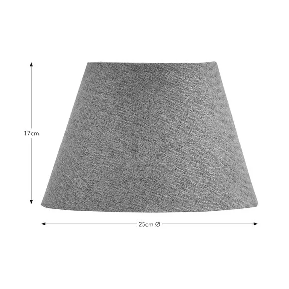 Oval Lamp Shade Art Deco - Olive, Fabric