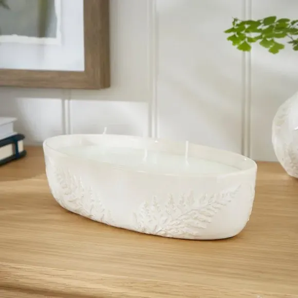 Oval Multi Wick Candle - Natural