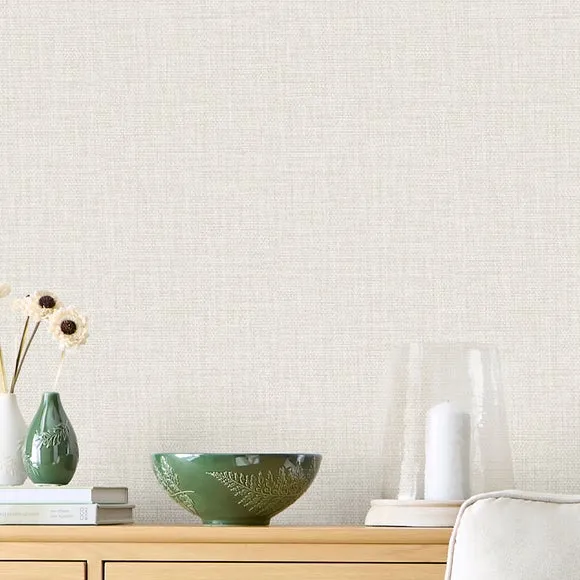 Plain Hybrid Tactile Wallpaper - Natural