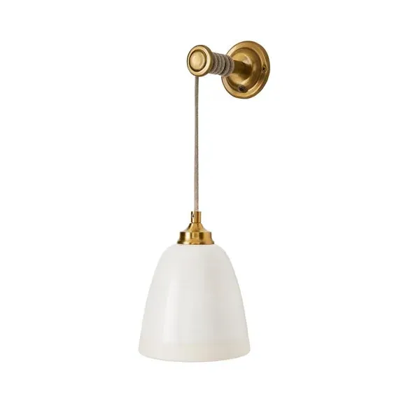Plug In Wall Light - White, Ceramic