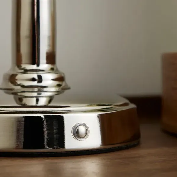 Rechargeable Touch Dimmable Table Lamp - Chrome