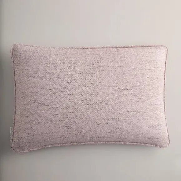 Rectangle Cushion Cover Herringbone - Blush, Polyester